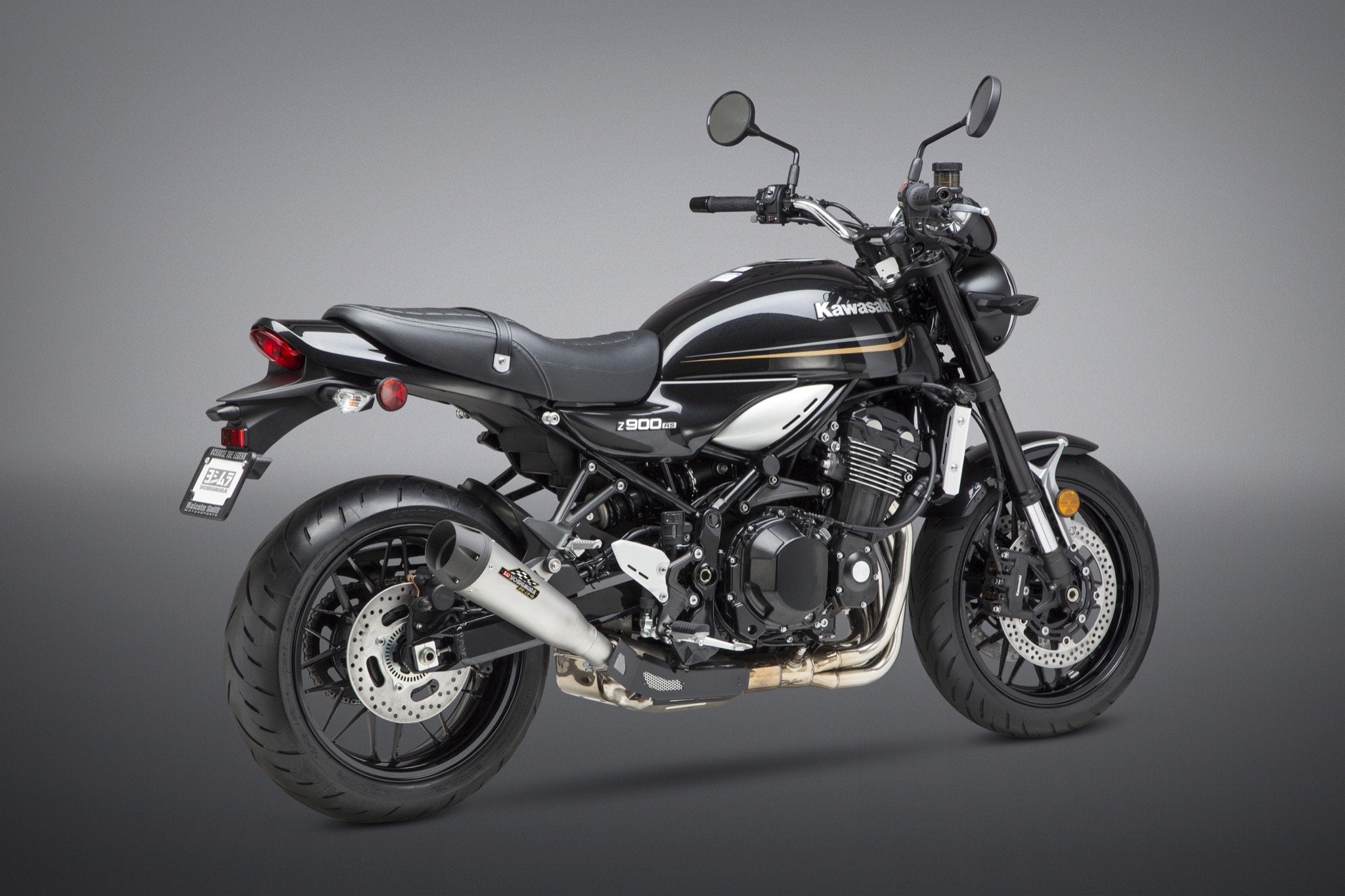 Yoshimura Slip-On Kawasaki Z900Rs 2018-19 Street R-34 So Ss-Ss-Al Works Finish