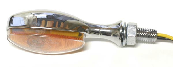 Hyper Microvilkut, kromattu metalli, oranssi lasi