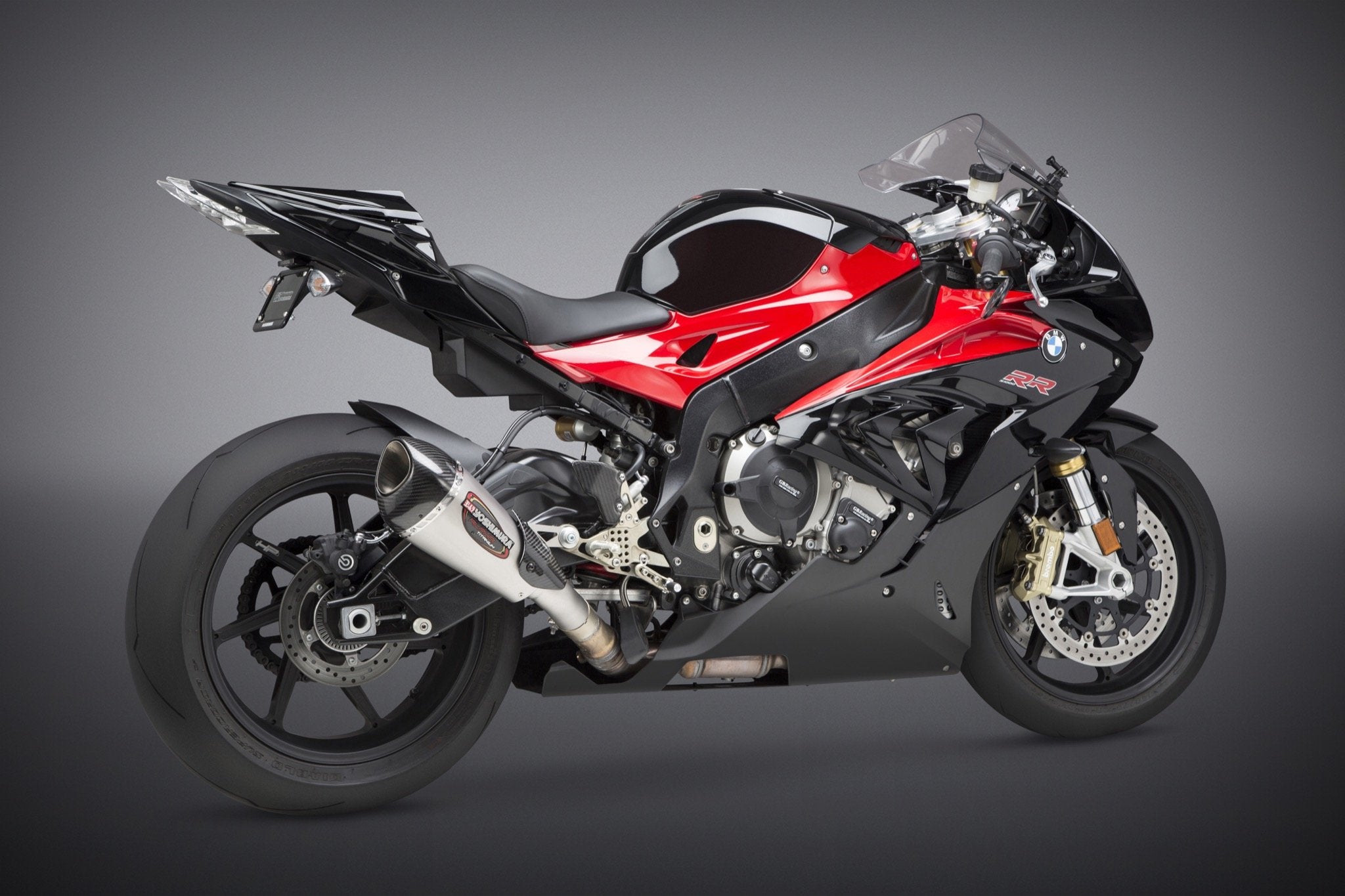 Yoshimura Slip-On Bmw S1000Rr 2015-16 Street Alpha T So Ti-Ti-Cf Works Finish