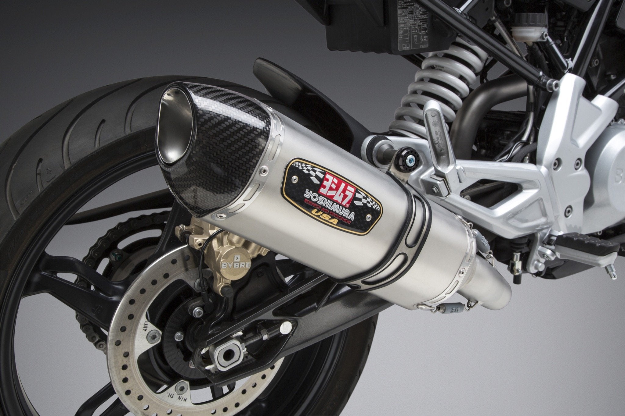 Yoshimura Full System Bmw G310R / G310Gs 18-19 Race R-77 Fs Ss-Ss-Cf Works Finis