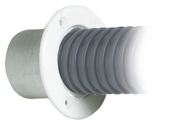 Cables PVC flexible pipe white (10 mt roll)
