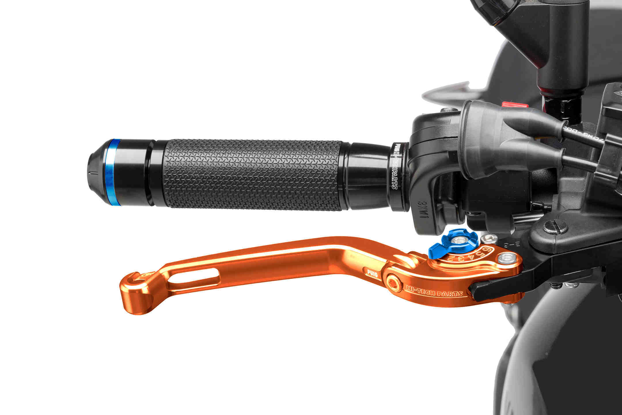 Puig Foldable Brake Lever 16'C/Orange Selector C/Blue