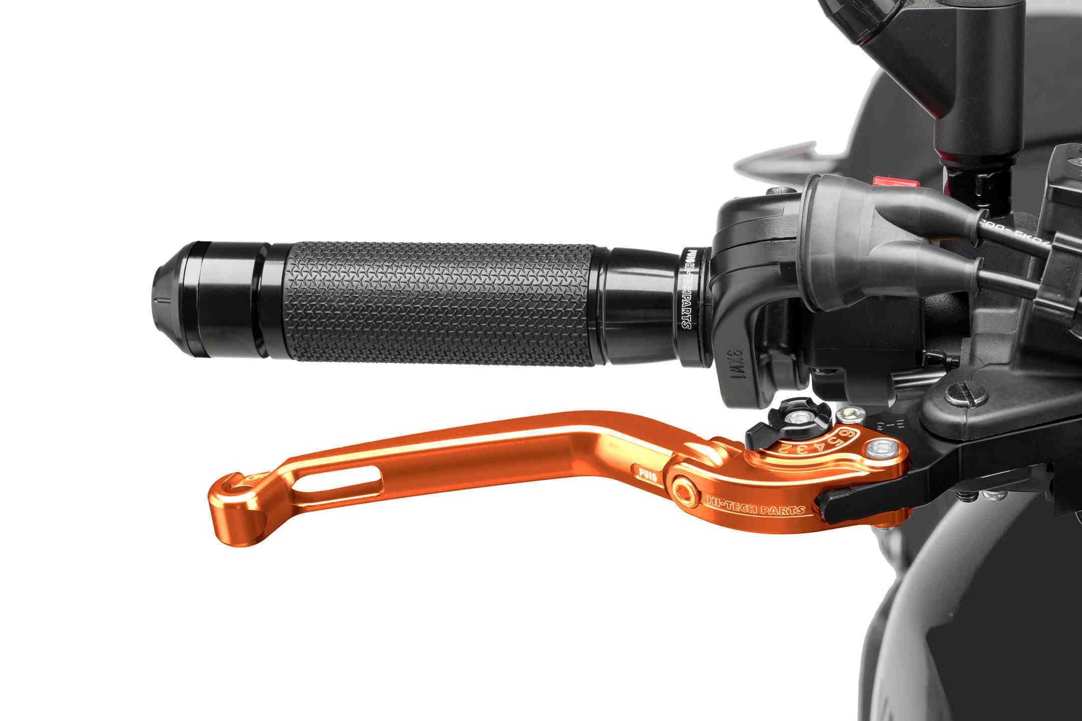 Puig Foldable Brake Lever 16'C/Orange Selector C/Black