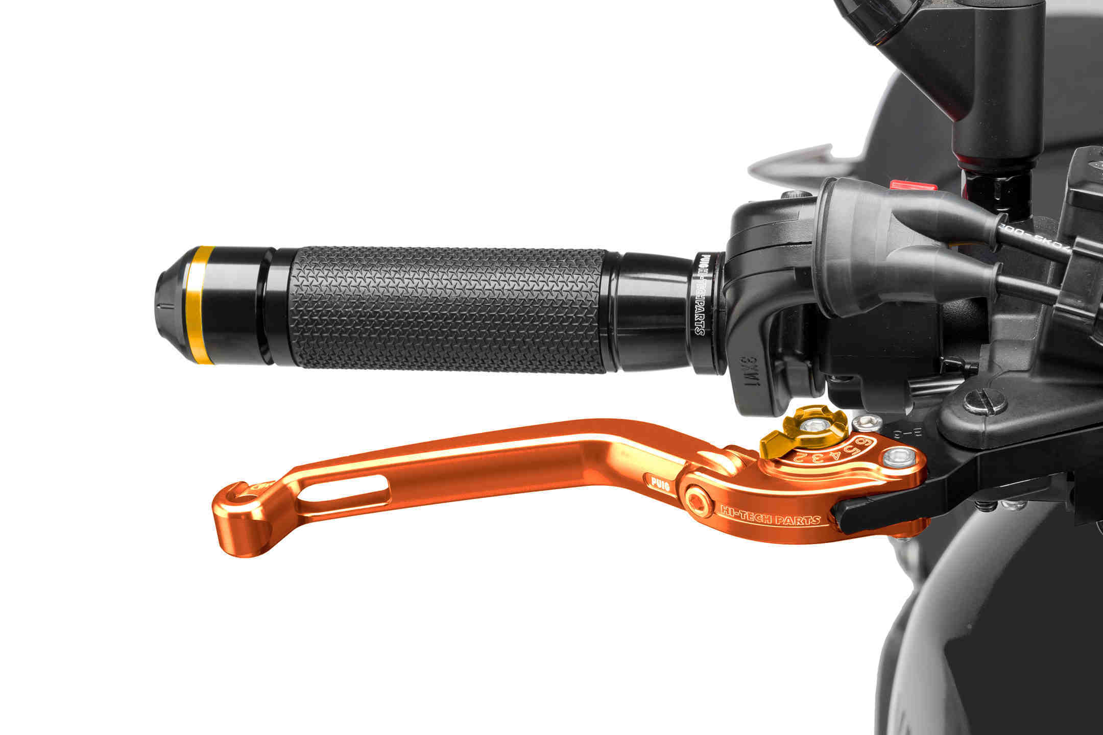 Puig Foldable Brake Lever 16'C/Orange Selector C/Gold