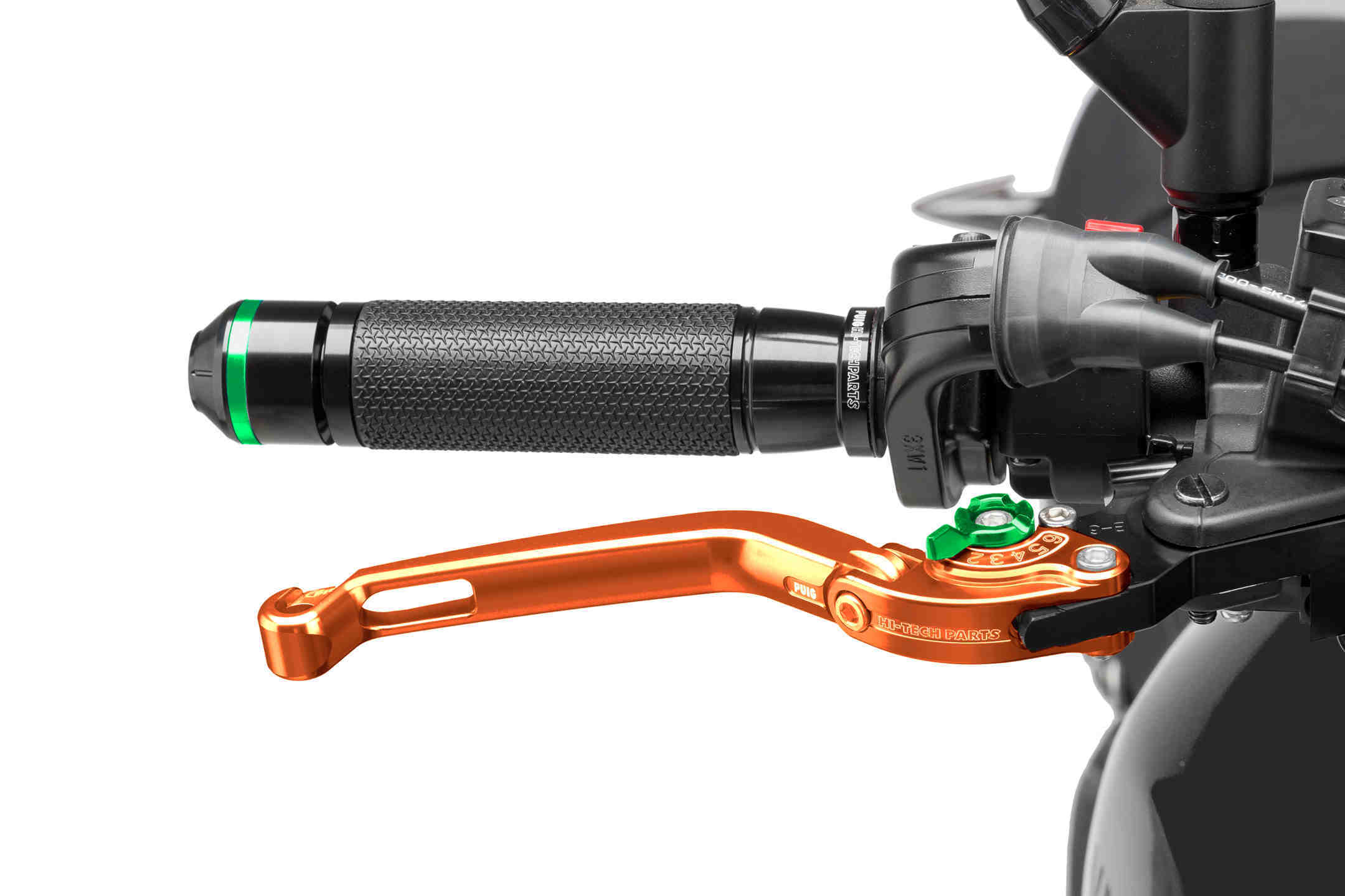 Puig Foldable Brake Lever 16'C/Orange Selector C/Green