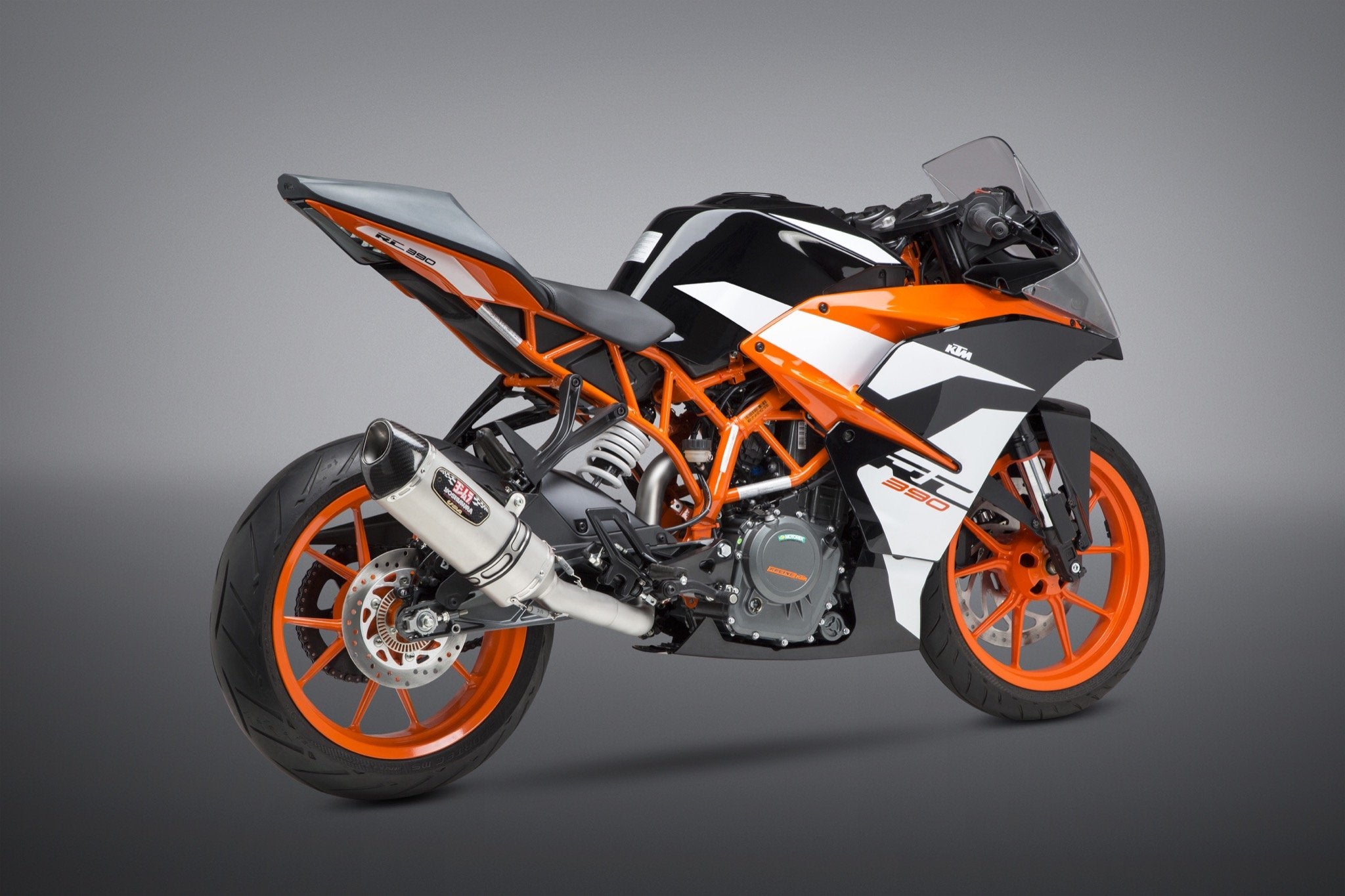 Yoshimura 3/4 System Exhaust Ktm 390 Duke 17-19/ Rc390 17-18 Race R-77 3Qtr Ss-S