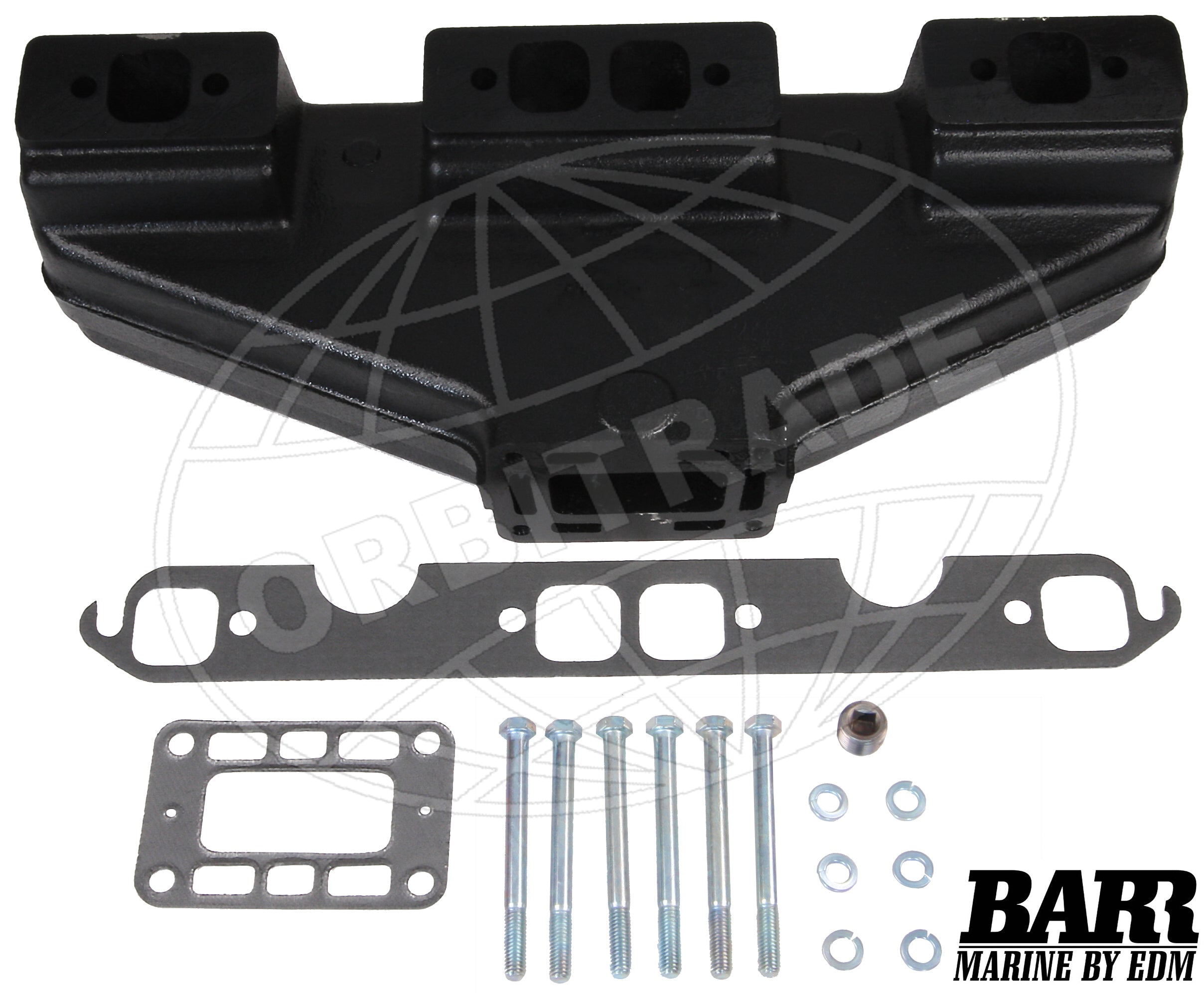 Orbitrade, exhaust manifold