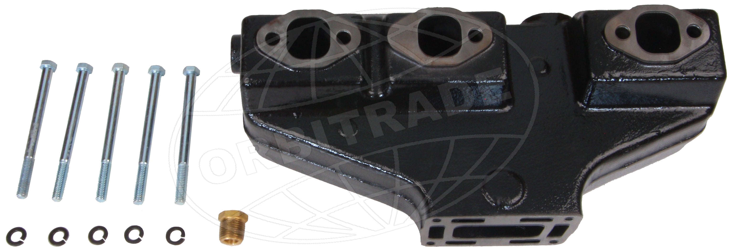 Orbitrade, exhaust manifold