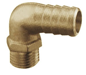 Letkuliitin 90° uros 1" x 25mm (messinki)