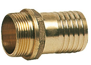 Letkuliitin uros 3/8" x 15mm (messinki)
