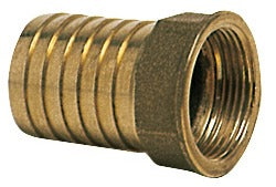 Letkuliitin naaras 1" x 30mm (messinki)