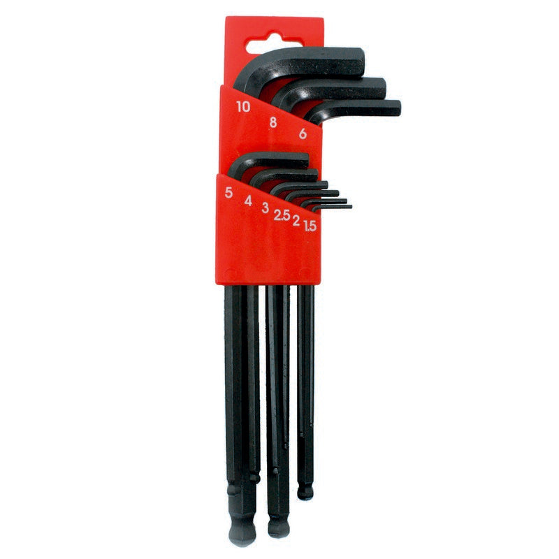 TMV Hex Key Set 9 PCS (1,5=> 10)