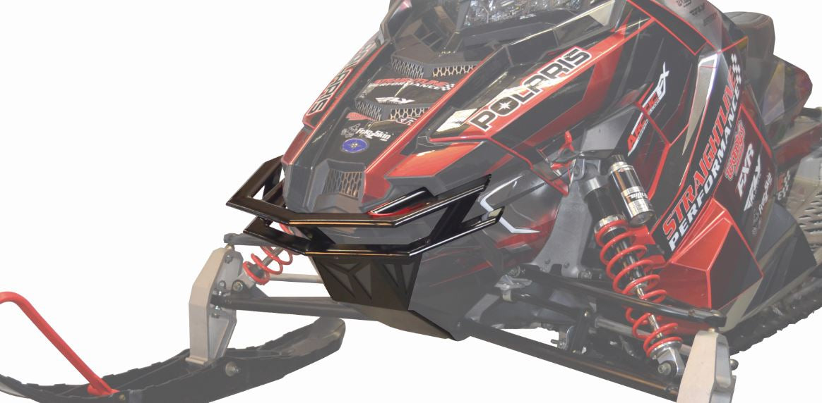 SPI Etupuskuri "Rugged Series" Polaris AXYS Musta