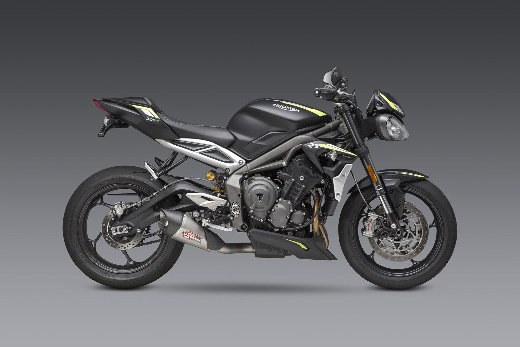Yoshimura Slip-On Triumph Street Triple 18-20 AT2 So Ss-Cf Works F