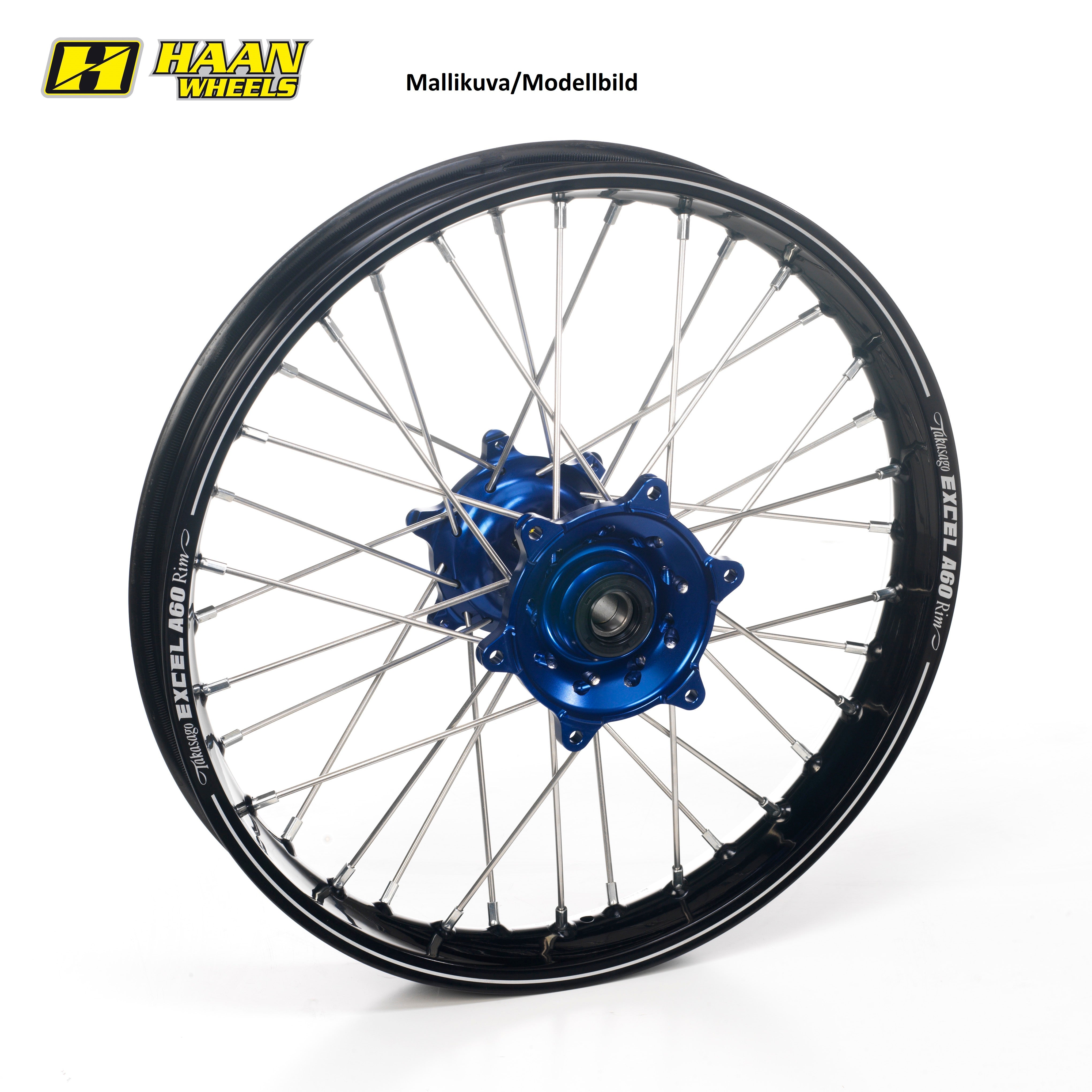 Haan wheel YZ450F 09- 19-2,15 BLUE HUB/A60 RIM