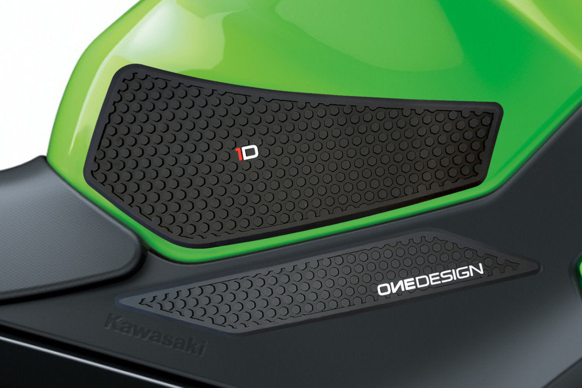 Puig Lateral Tank Pads Kawasaki C/Black