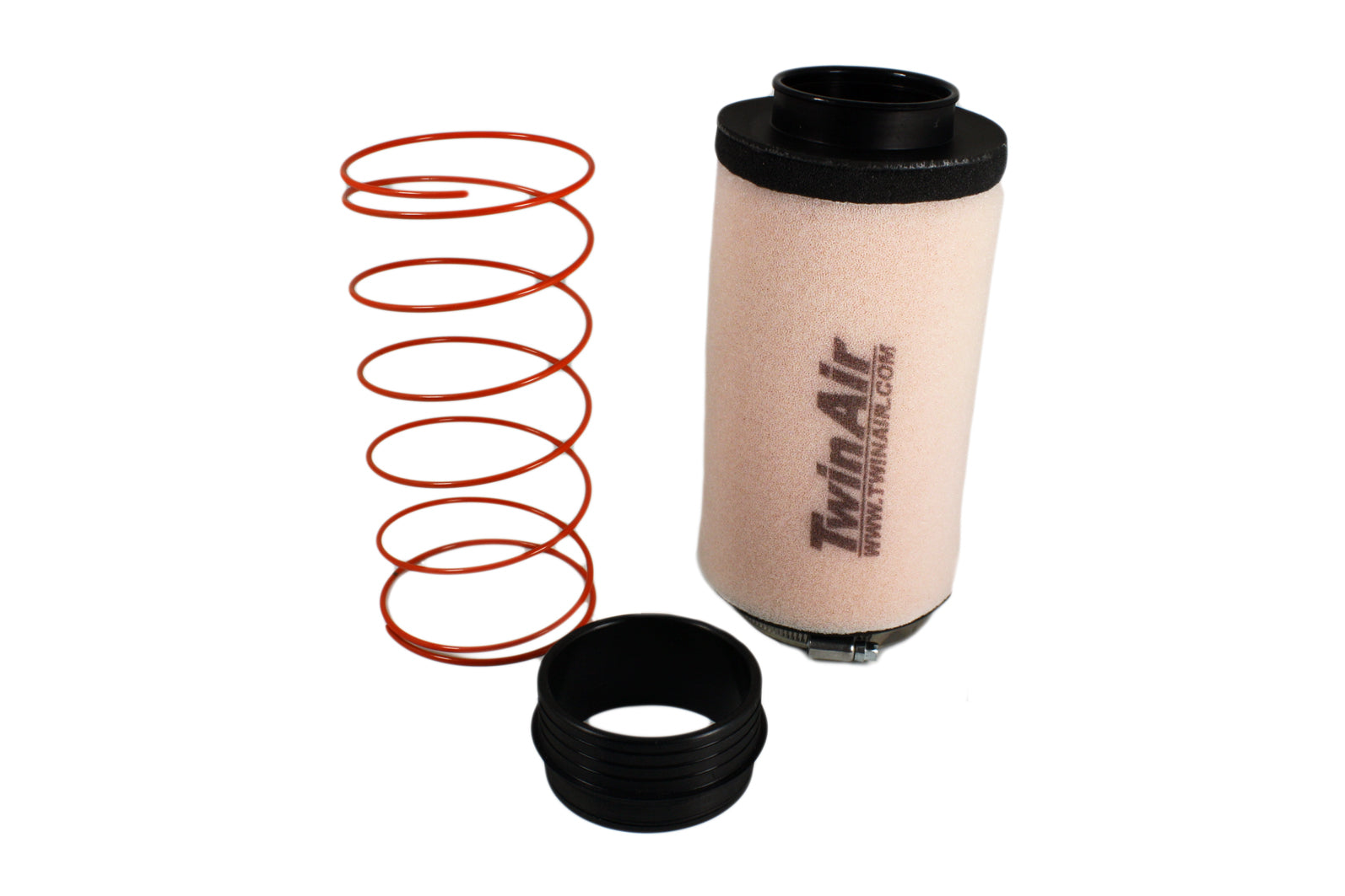 Twin Air Ilmansuodatin (FR) + Spring Polaris 850 09-..1000XP 15-.. (w/Rub 63mm)