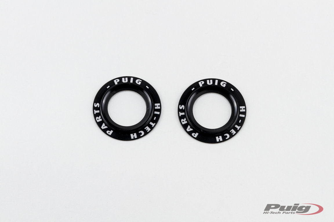Puig set of black aluminium rings for PHB swing protector