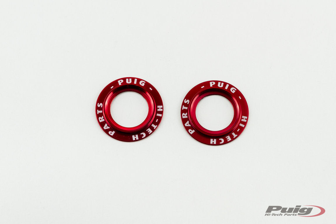Puig set of red aluminium rings for PHB swing protector