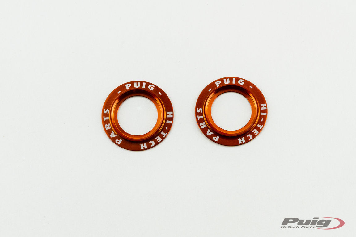 Puig set of orange aluminium rings for PHB swing protector