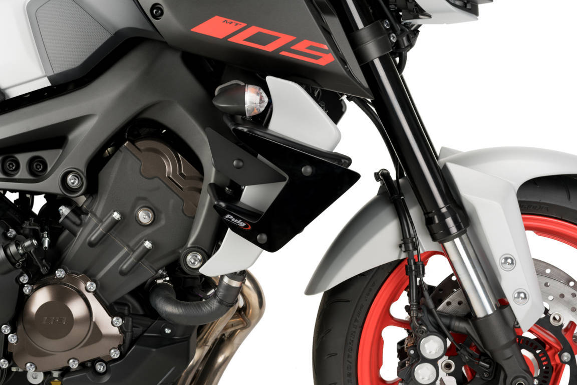Puig Downforce Naked Side Spoilers Yamaha Mt-09 17'- C/Black