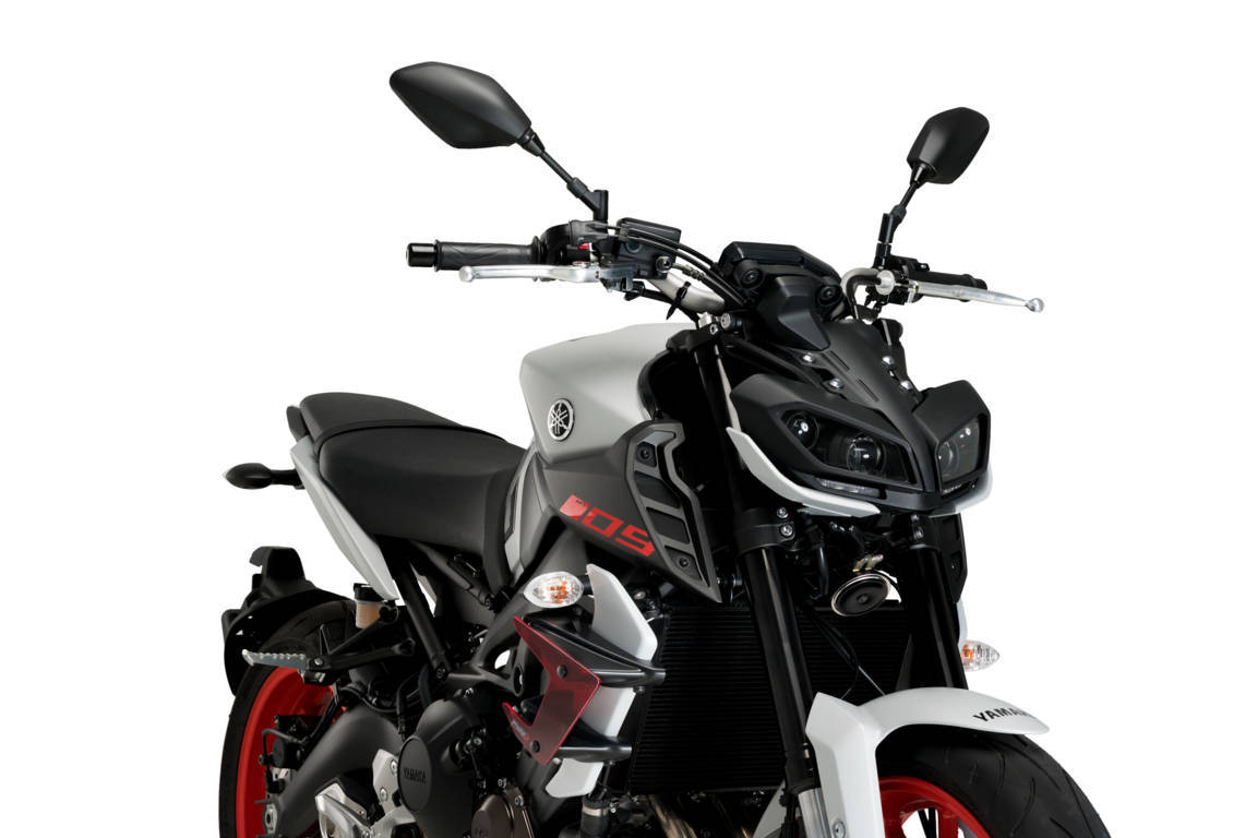 Puig Downforce Naked Side Spoilers Yamaha Mt-09 17'- C/Red