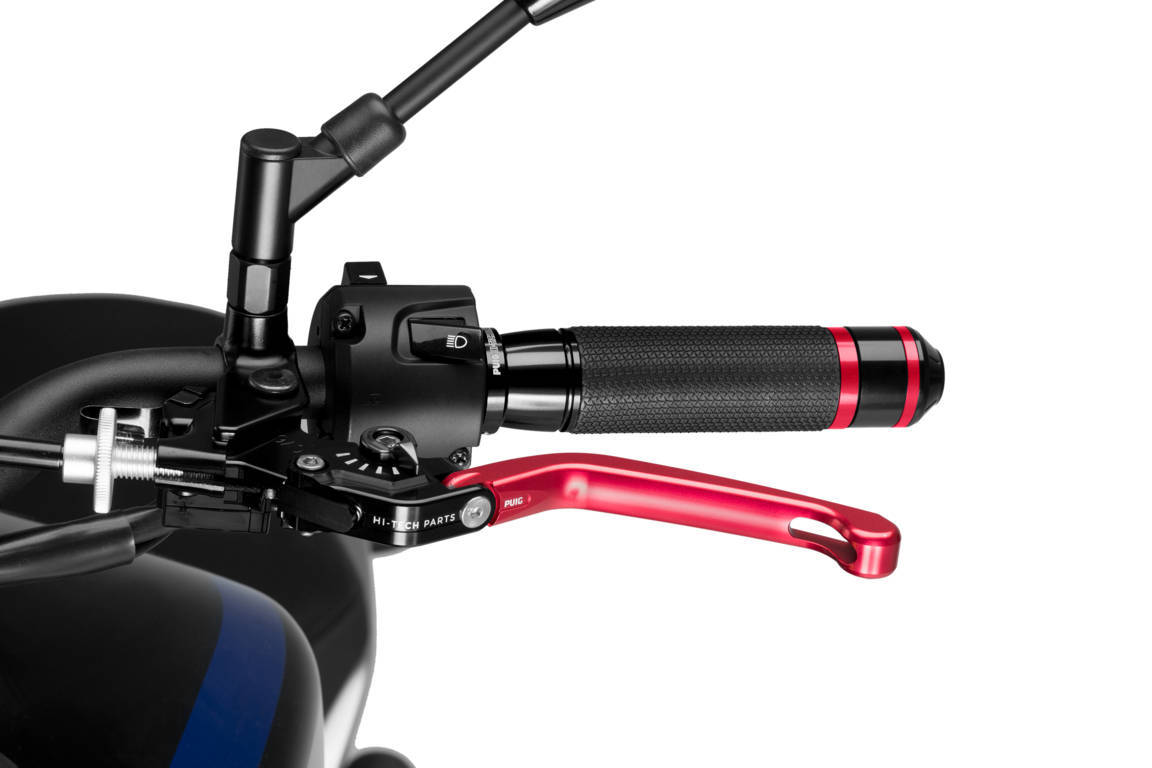 Puig Foldable Clutch Lever 3.0. C/Red Selector C/Black