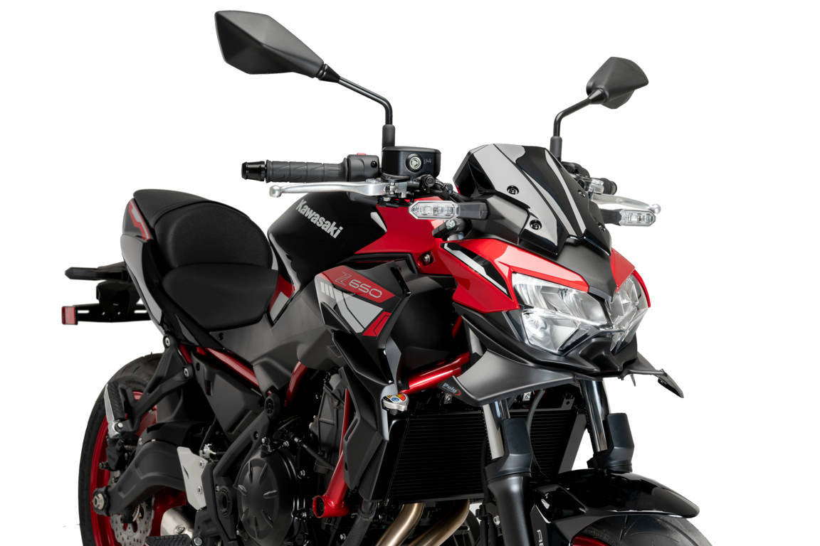 Puig Frontal Spoiler Naked Kawasaki Z650 20'-22' C/Blac