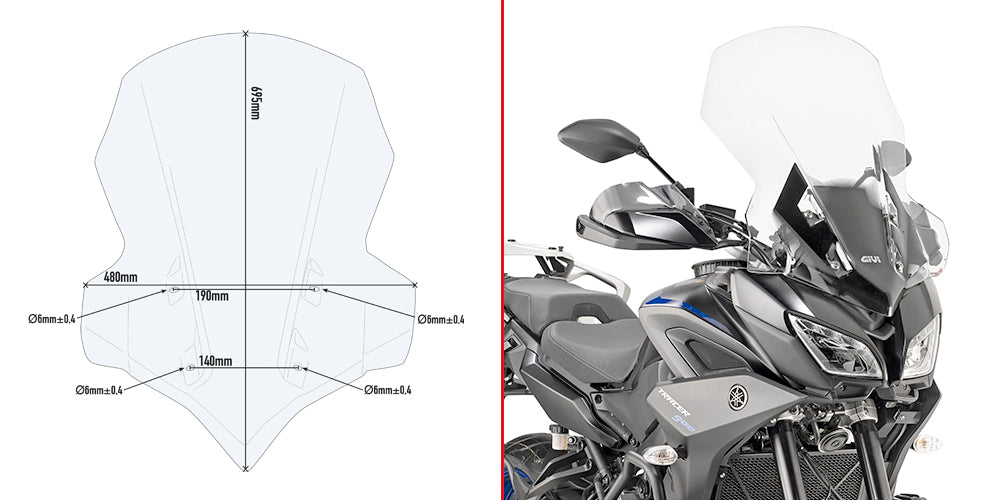 GIVI SPOILER YAMAHA TRACER