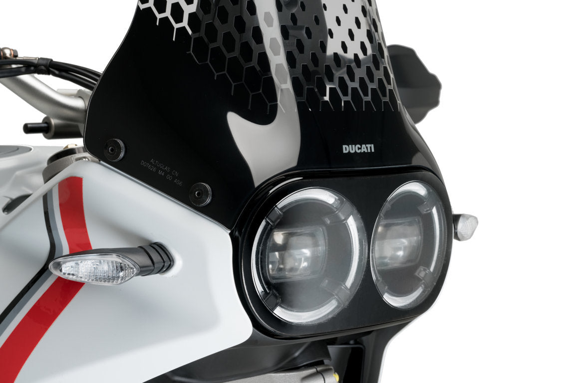 Puig Headlight Protector Adhere Ducati Desert X 22'- C/