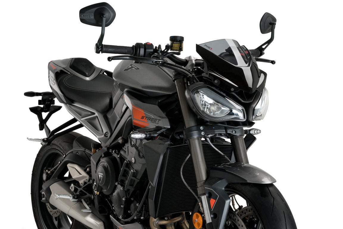 Puig Windshield New Generation Sport Triumph Street Triple - Smoke