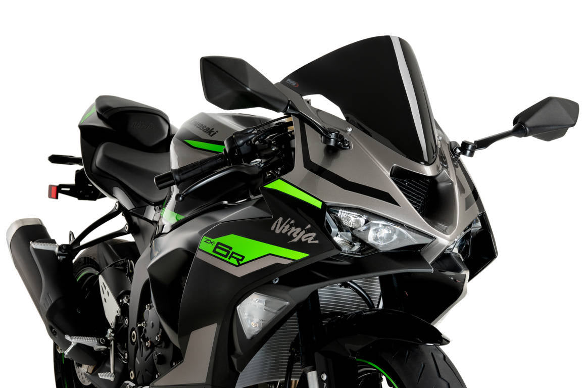 Puig R-Racer Screen Kawasaki ZX-6R 24' C/Black