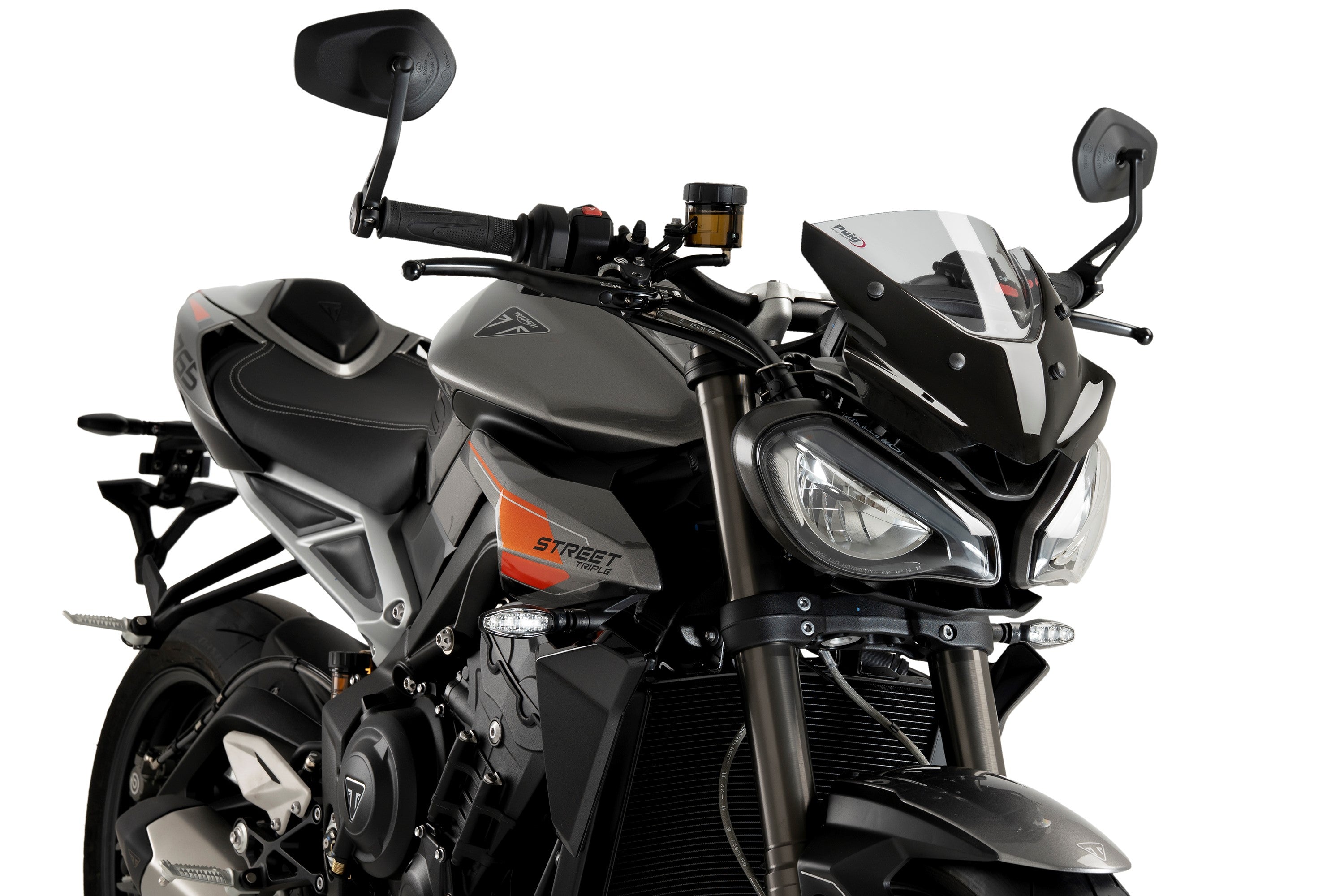 Puig Windshield New Generation Sport Triumph Street Triple - Dark Smoke