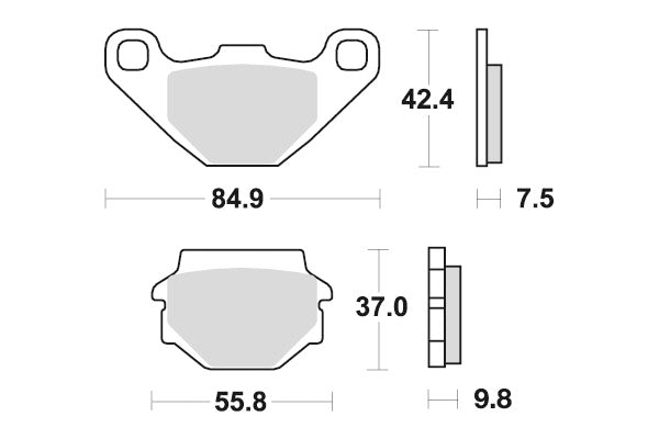Sbs Jarrupalat Racing Sintered