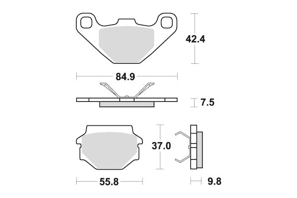 Sbs Jarrupalat Racing Sintered