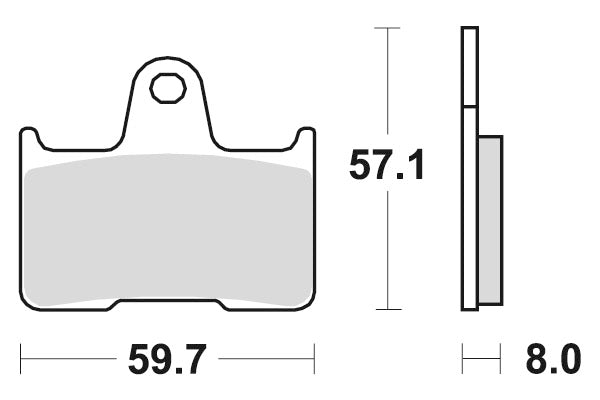 Sbs Jarrupalat Sintered Taakse