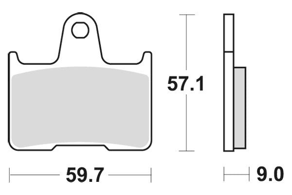 Sbs Jarrupalat Sintered Taakse