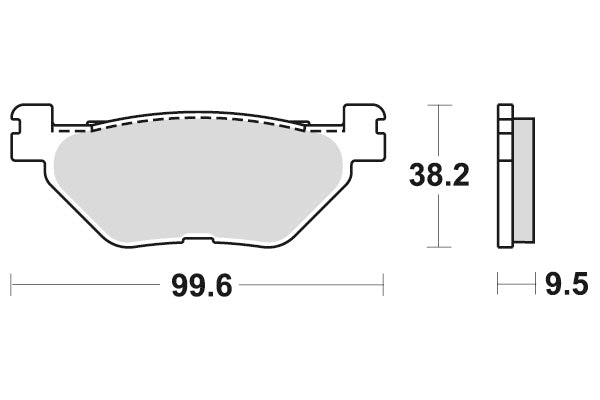 Sbs Jarrupalat Sintered Taakse