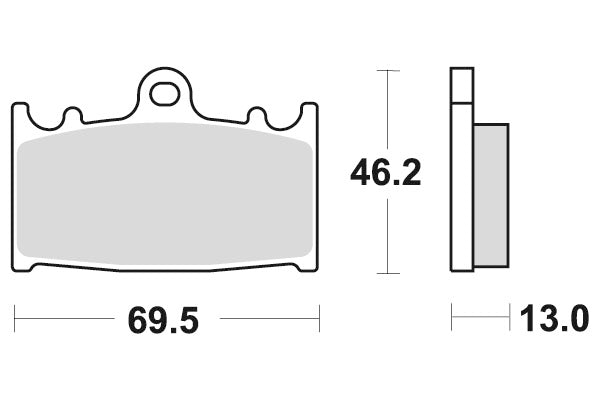 Sbs Jarrupalat Sintered Taakse