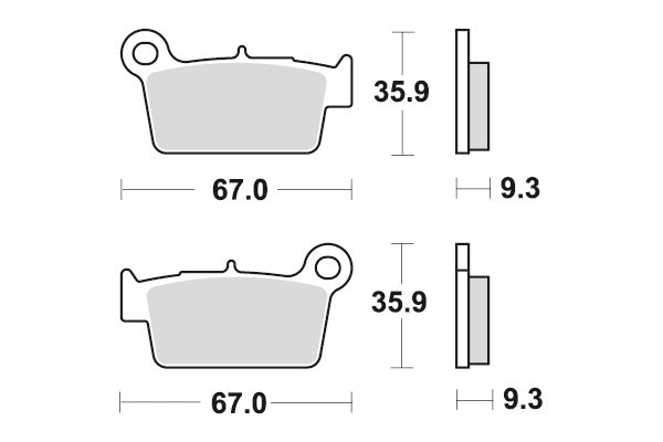 Sbs Jarrupalat Racing Sintered