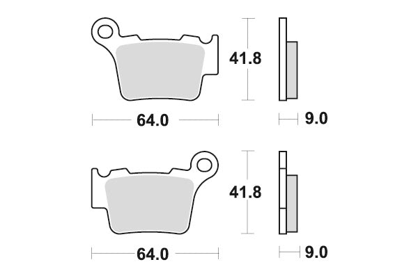 Sbs Jarrupalat Sintered Offroad