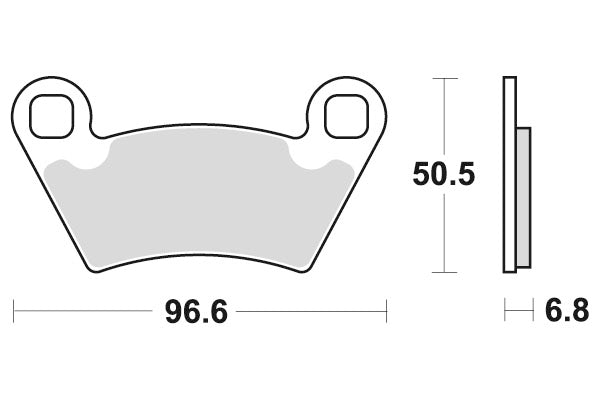 Sbs Jarrupalat Sintered Offroad