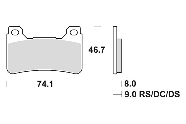 Sbs Jarrupalat Dual Carbon