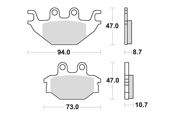 Sbs Jarrupalat Racing Sintered