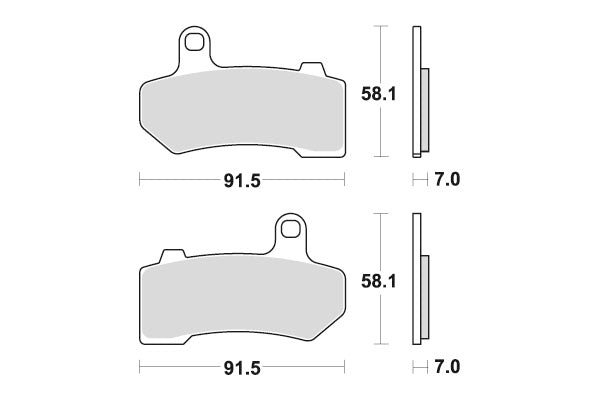 Sbs Jarrupalat Sintered Taakse