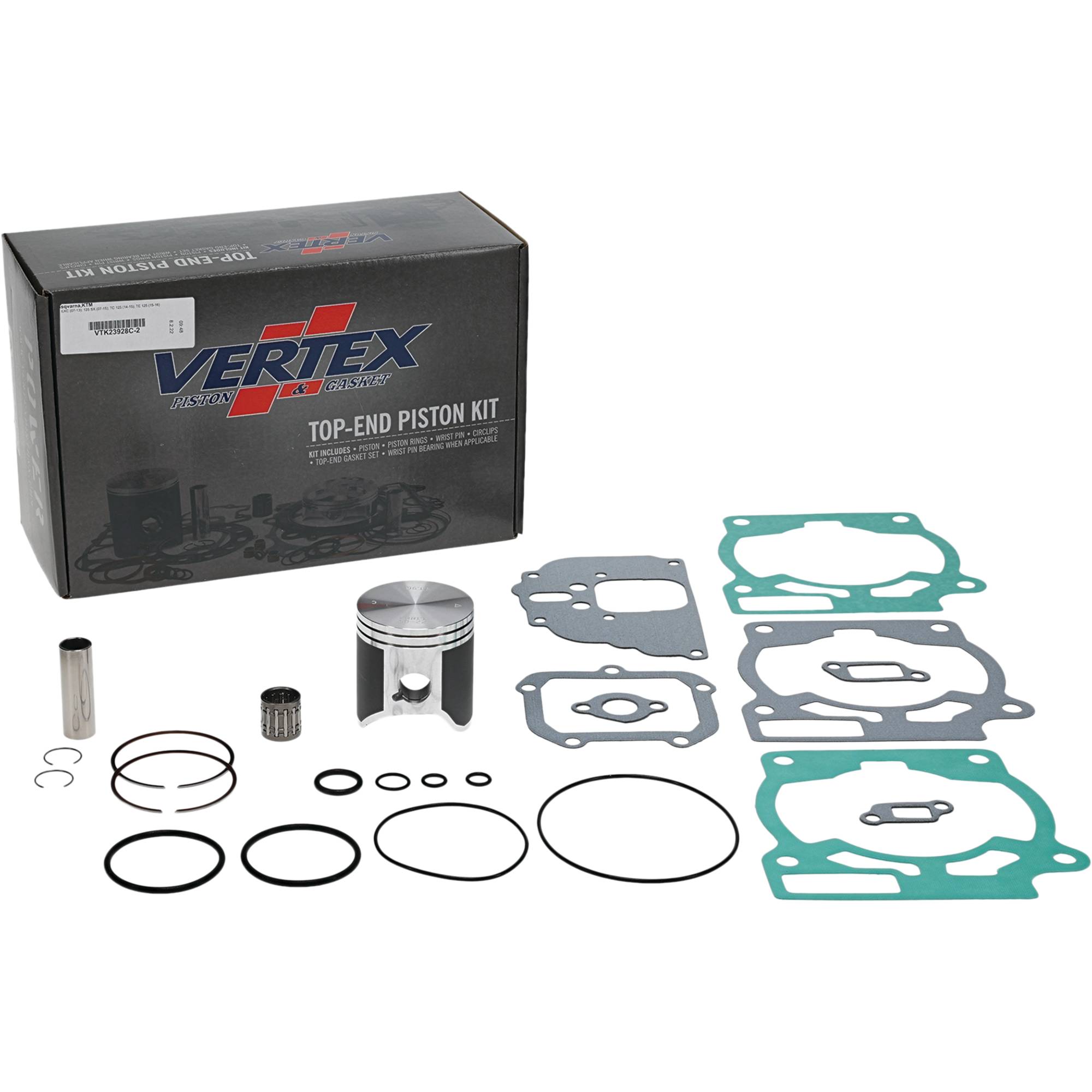 Vertex Piston kit KTM SX125 01-.. TC125 14-.. MC125 21-.. 53,98mm