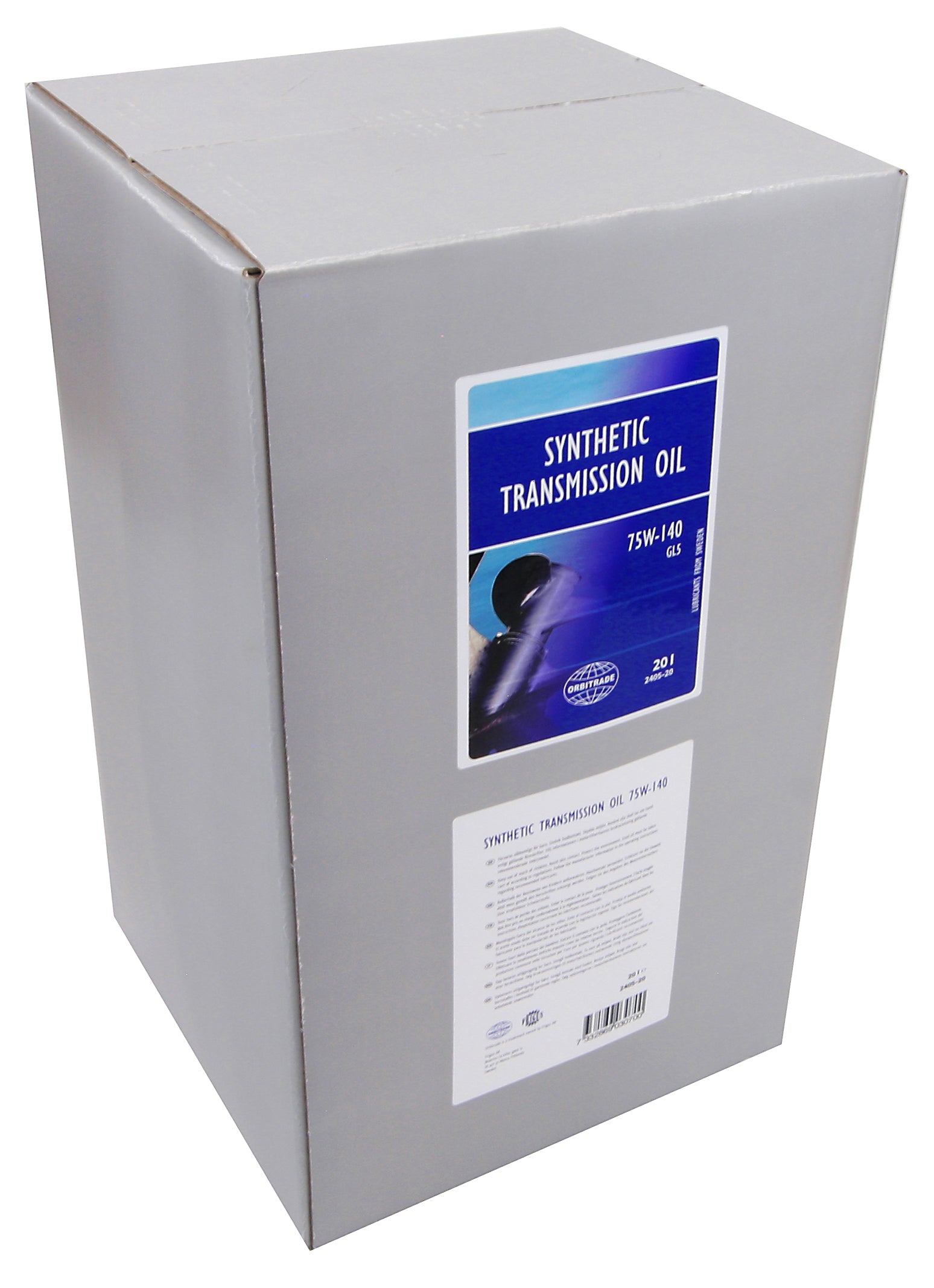 Orbitrade Gearcase oil synthetic 75w140, 20L Bag in box