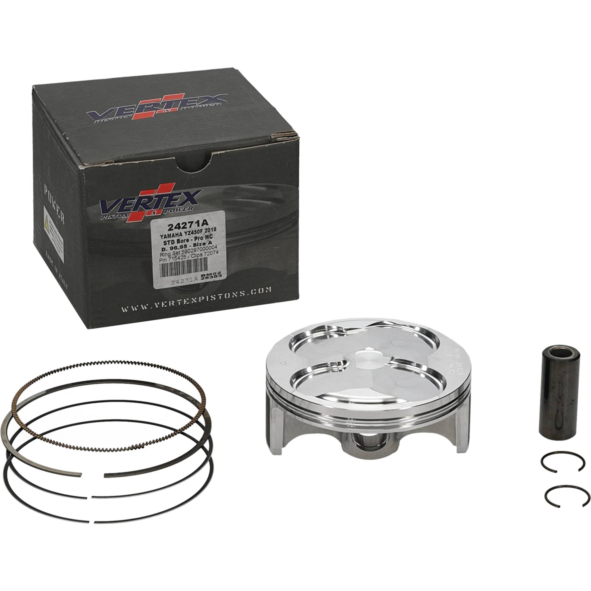 Vertex Piston kit YA YZ450F Compr 13,8:1 2018-19 96,97mm