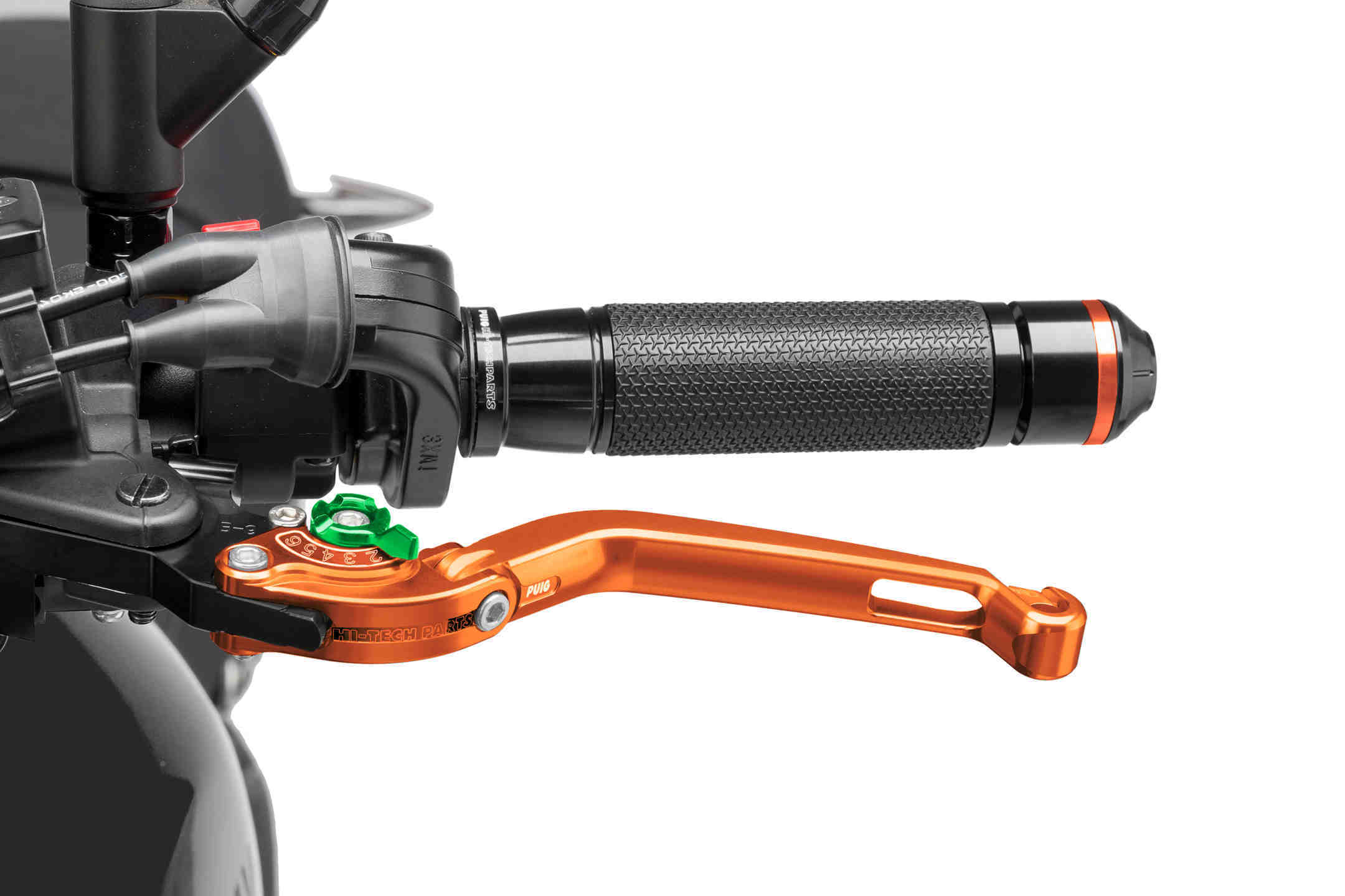 Puig Foldable Clutch Lever 16'C/Orange Selector C/Vert