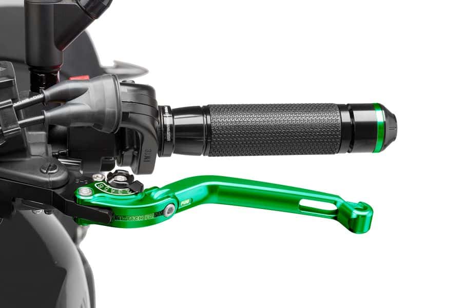 Puig Foldable Clutch Lever 16'C/Green Selector C/Black